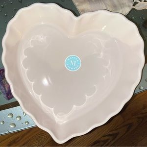 Martha Stewart Stoneware Heart Shape Baker